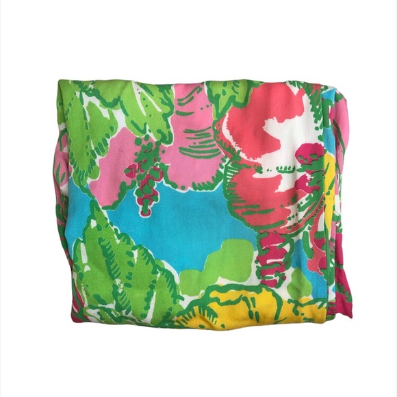 Lilly Pulitzer Pants - Vintage Lilly Pulitzer Elastic Waist Floral Pants